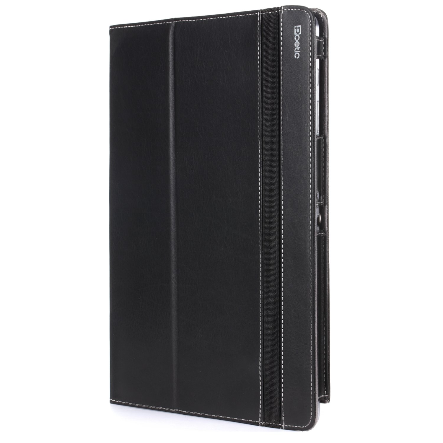 Poetic Samsung Galaxy Note Pro 12.2 / Tab Pro 12.2 Case [SlimBook Series] - Folio Case with Folding Cover Stand (SM-P900 / SM-P905 / SM-T900 / SM-T905) Black (3-Year Manufacturer Warranty from Poetic)