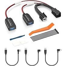 GPS Dash Cam Power Adapter10 Pin Type Dwith Auto Dimming Rearview Mirror