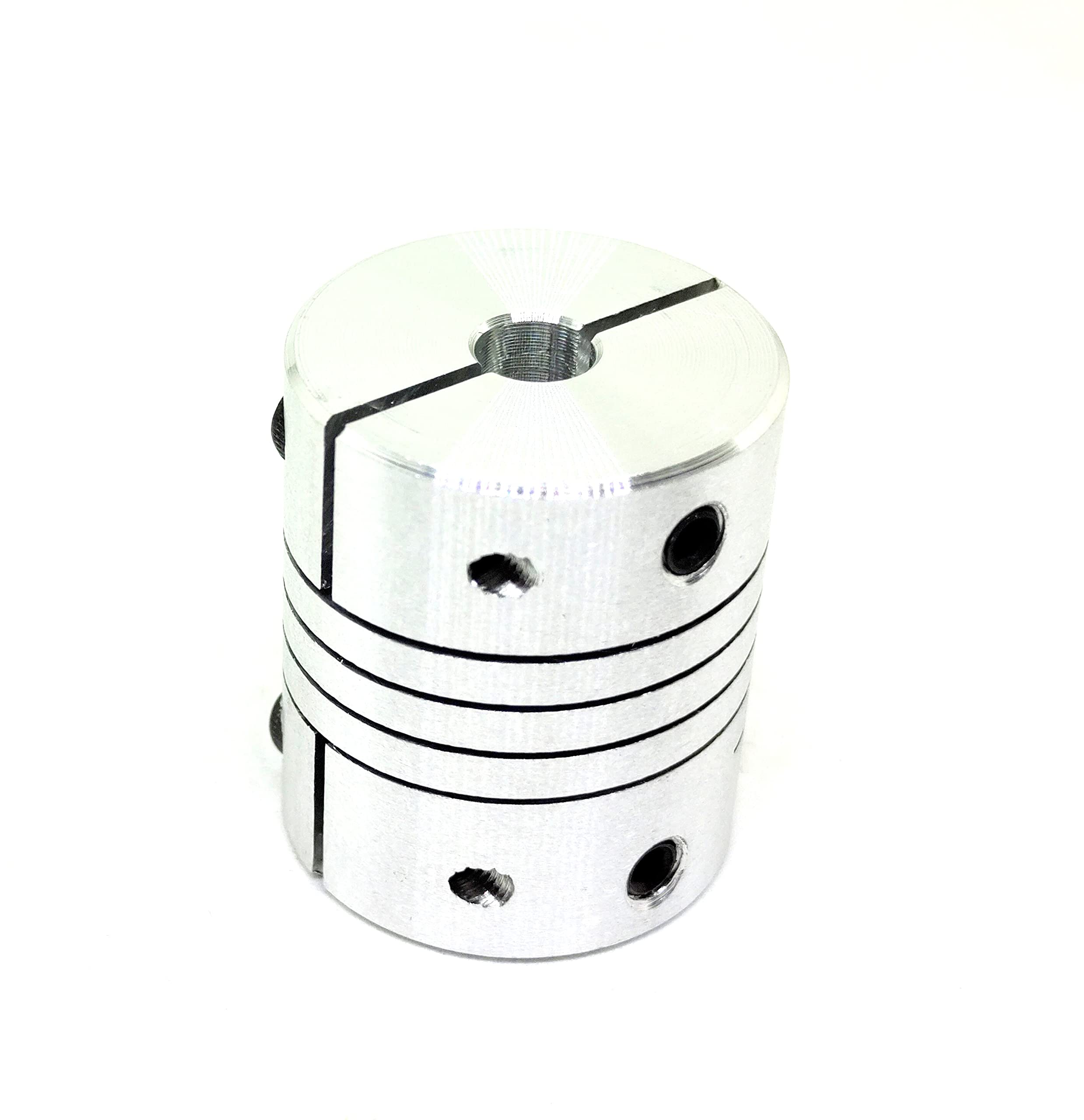 INVENTO 1Pcs 6x12mm Flexible Coupling Motor Jaw Shaft Coupler Aluminum 6mm to 12mm 25mm x 30mm Self Centering for DC Stepper Motor DIY-image-23