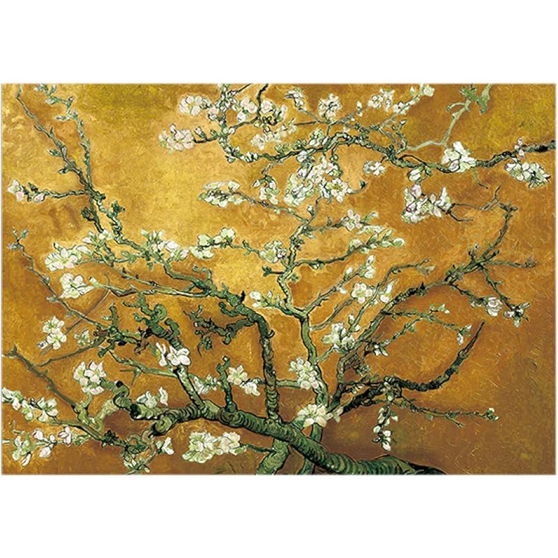 ゴッホ「薔薇」 模写 油彩画 豪華金色フレーム 額縁入り F15号相当