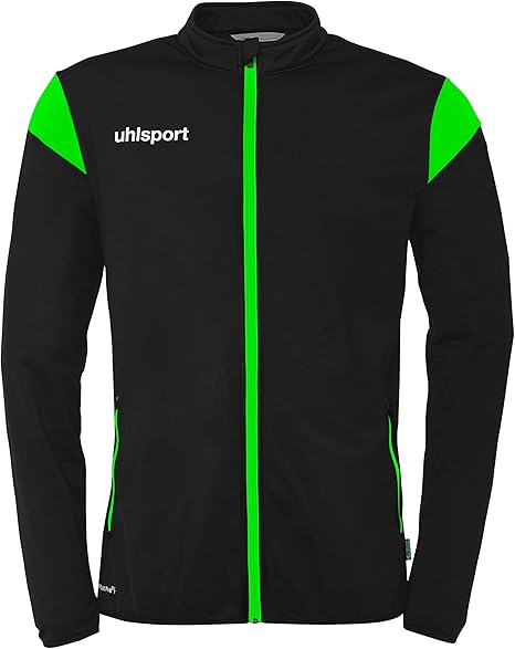 TG. 128) uhlsport Squad 27 1/4 Zip Top - Pullover Unisex, Grün/Lagune TG. 128) uhlsport Squad 27 1/4 Zip Top - Pullover Unisex, Grün/Lagune
