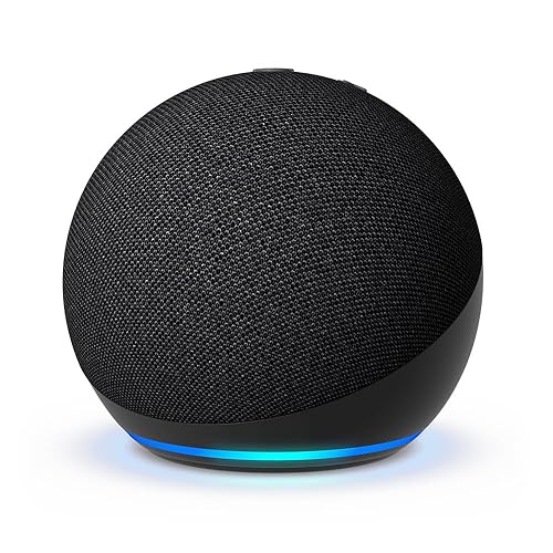 Amazon Echo Dot (newest model), Vibrant sounding Alexa speaker, Great for bedrooms, dining rooms and offices, Charcoal - Charcoal - Device only