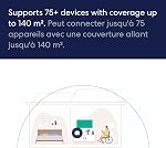 Amazon eero 6+ mesh wifi router - Supports internet plans up to a Gigabit, Coverage up to 140 m², Connect 75+ devices, 1-Pack