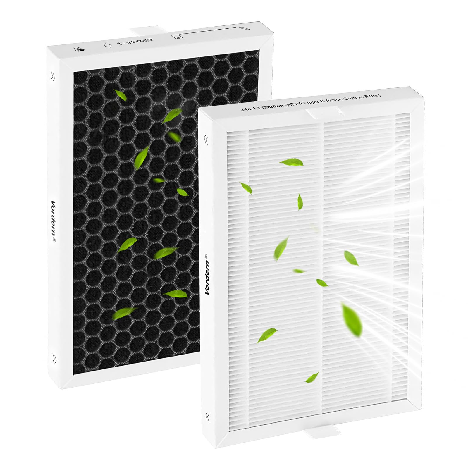Confezione da 2 filtri di ricambio per deumidificatore, compatibili con Bosch Dry Serie 1000, 2000, 4000, con purificazione dell'aria 2 in 1 e deumidificazione, altamente efficace e durevole