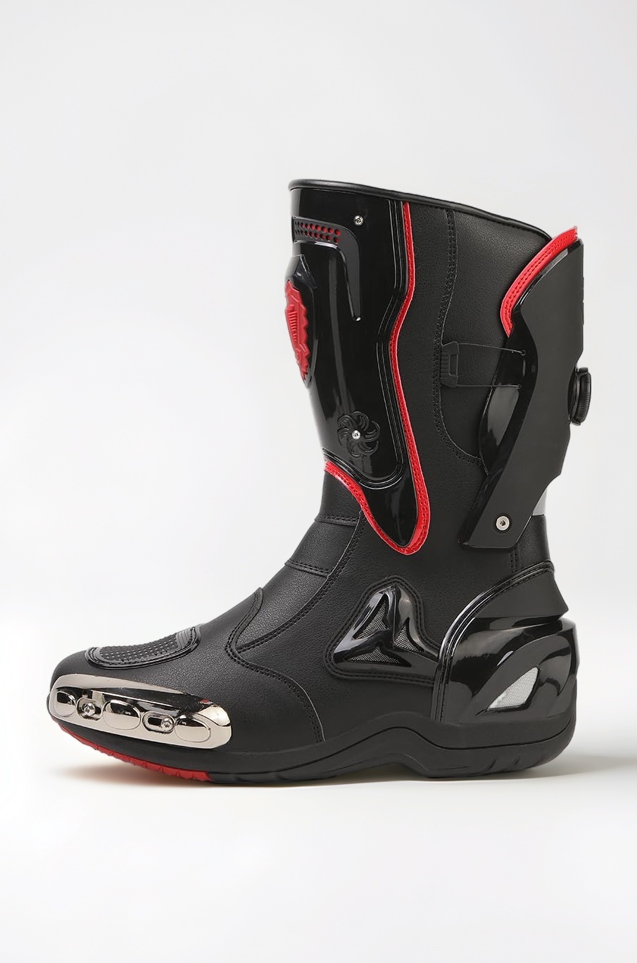 Motorcycle Riding Boots Motorcycle Leather Boots for Women and Men Protection Anti Slip Racing Sports