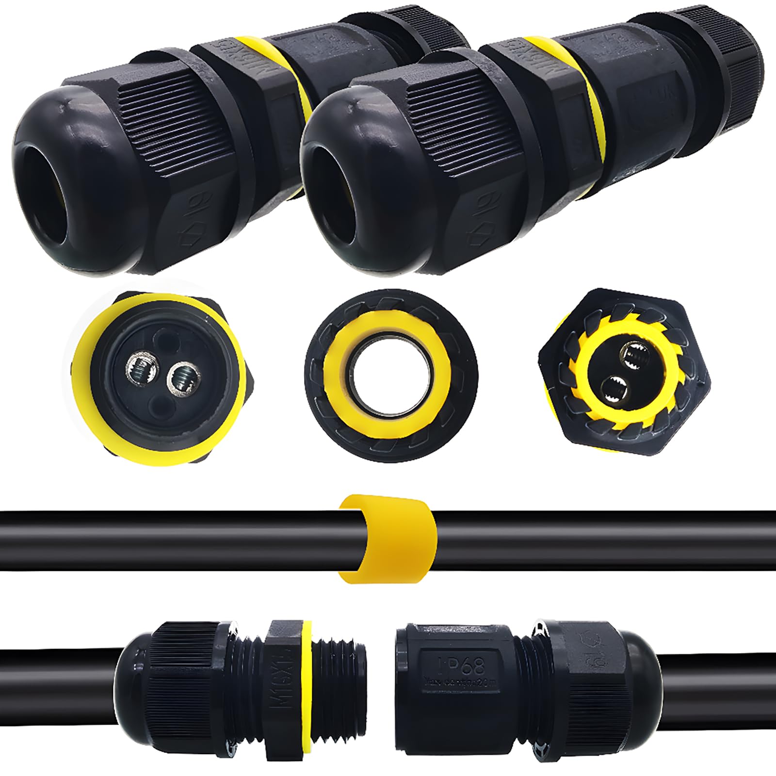 Amazon | 防水ジャンクションボックス、Dujelixa ミニケーブルコネクタ