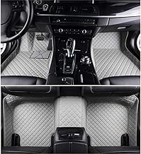 Jiahe Car Floor Mats for BMW M3 Coupe E92 2009-2013 2010 2011 2012 Full Covered Advanced Leather Carpet Auto All Weather Protection Front & Rear Liner Gray - coolthings.us