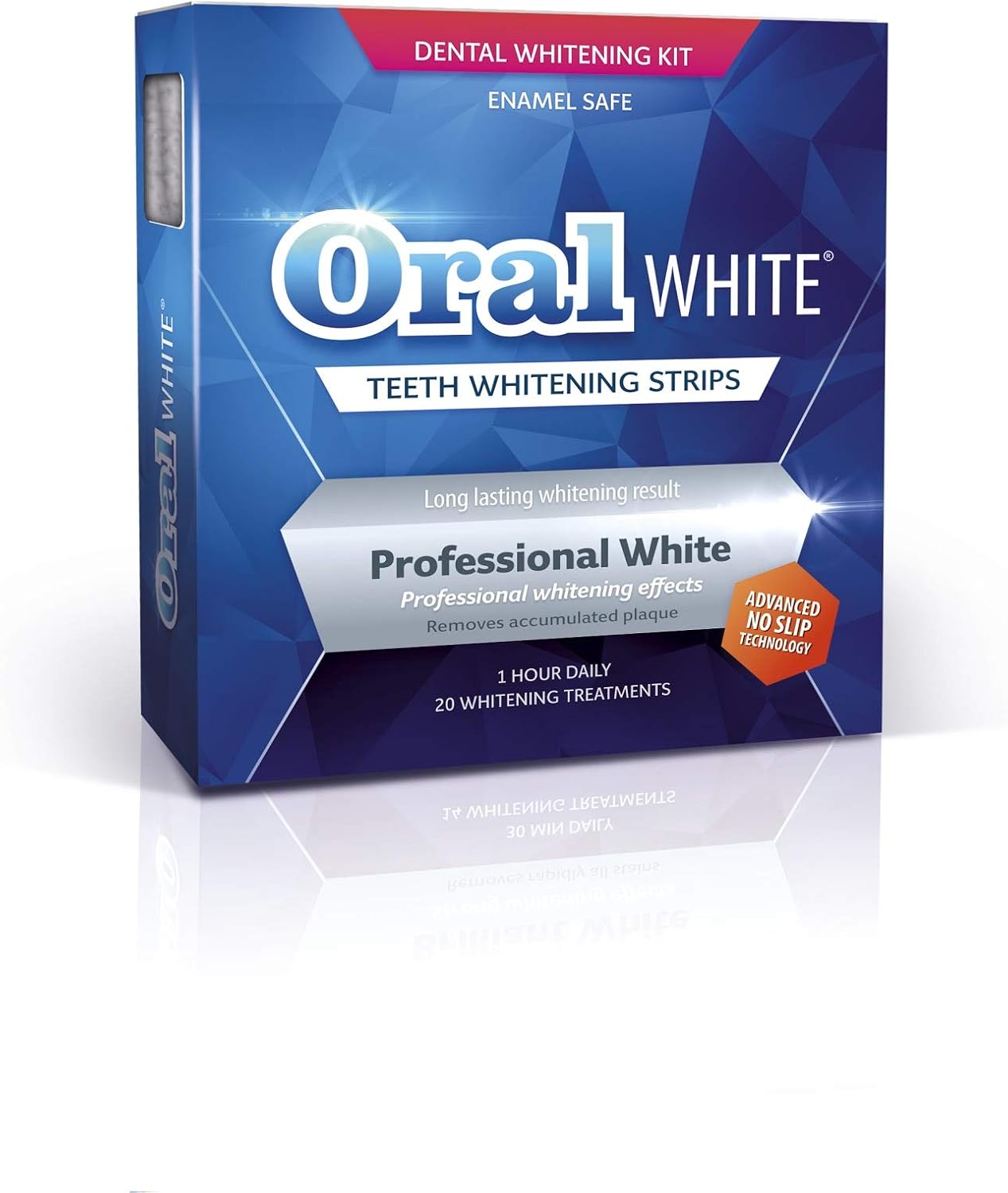 Oral White Professional Whitening Strips, 20 Strips Buy Online at