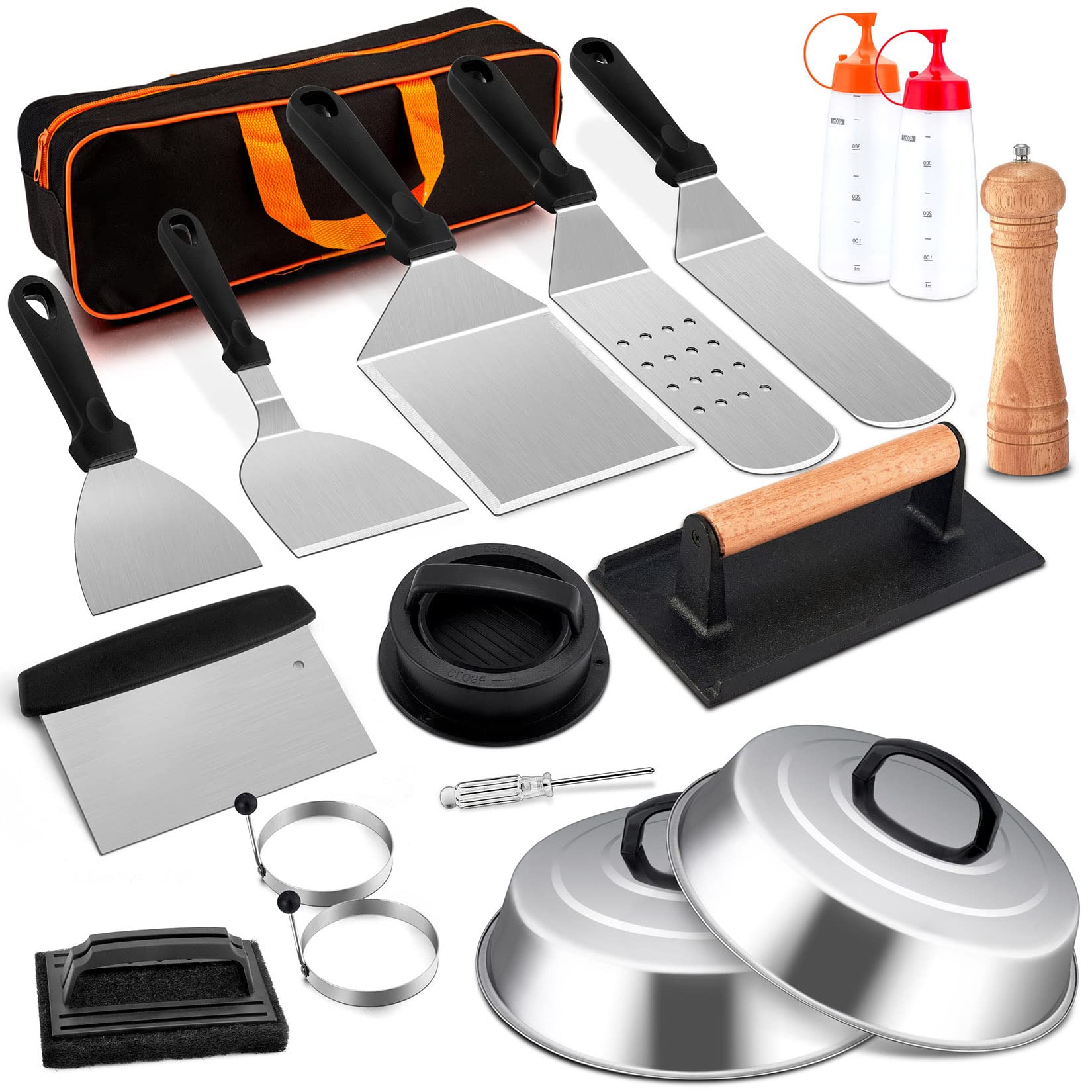 Snapklik.com : Griddle Accessories Kit, Joyfair 18Pcs Flat Top Grill ...