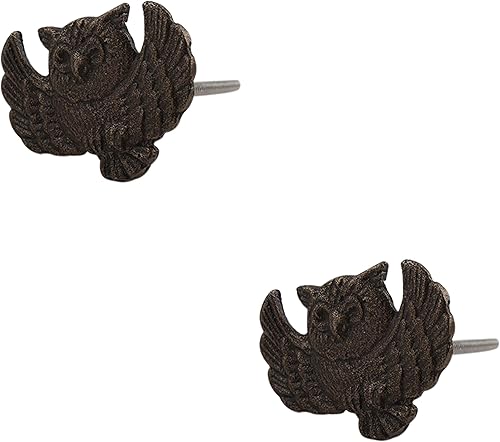 Miniatura 9 de Indian Shelf 2 pomos para cajones de aparador  Perillas para aparadores de pájaros  Perillas y tiradores antiguos  Tirador de cajón de hierro