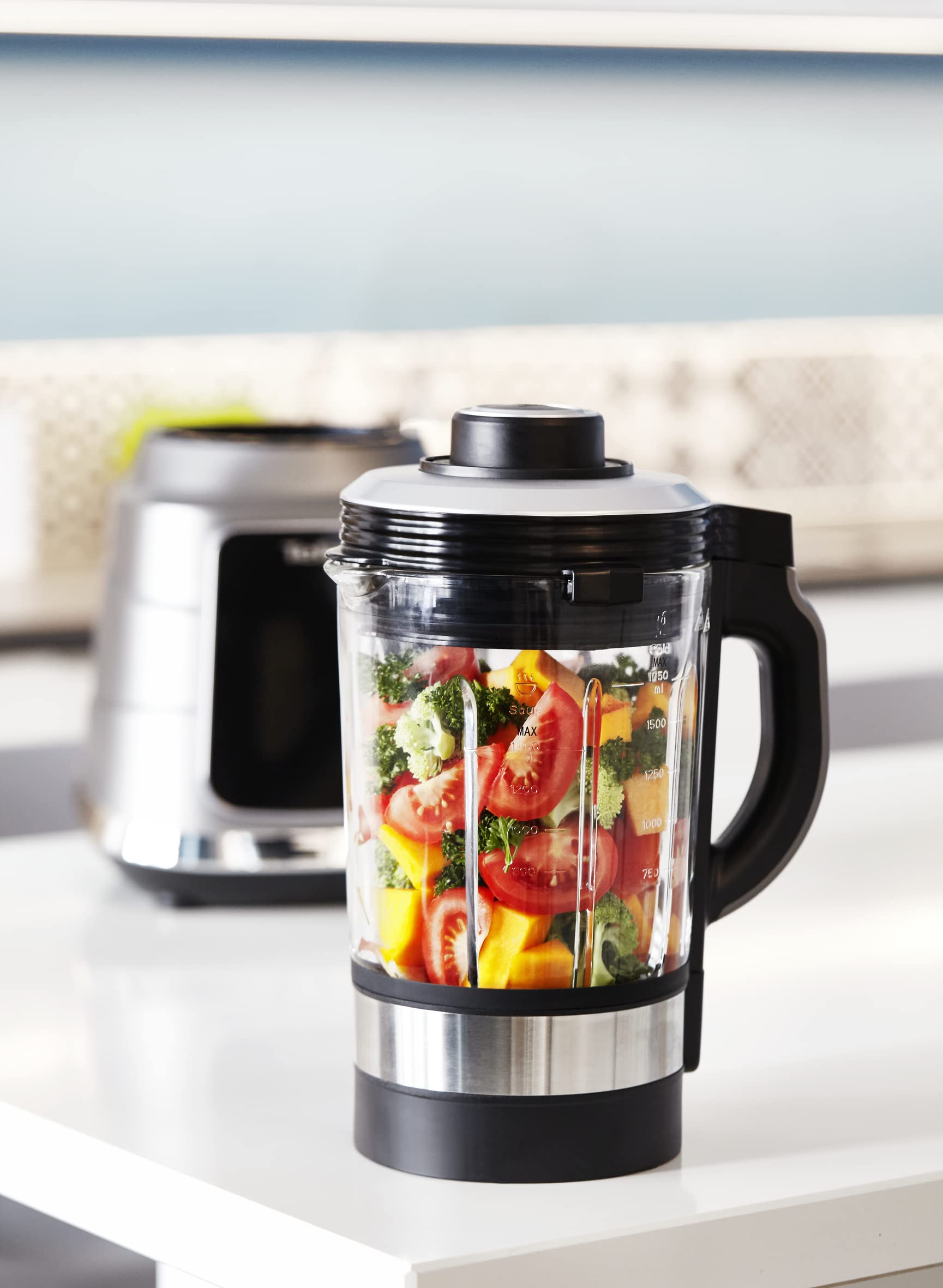 TEFAL BL985A31 ULTRABLEND BOOST VACUUM, blender kielichowy stojący, 1300W, czarno-srebrny