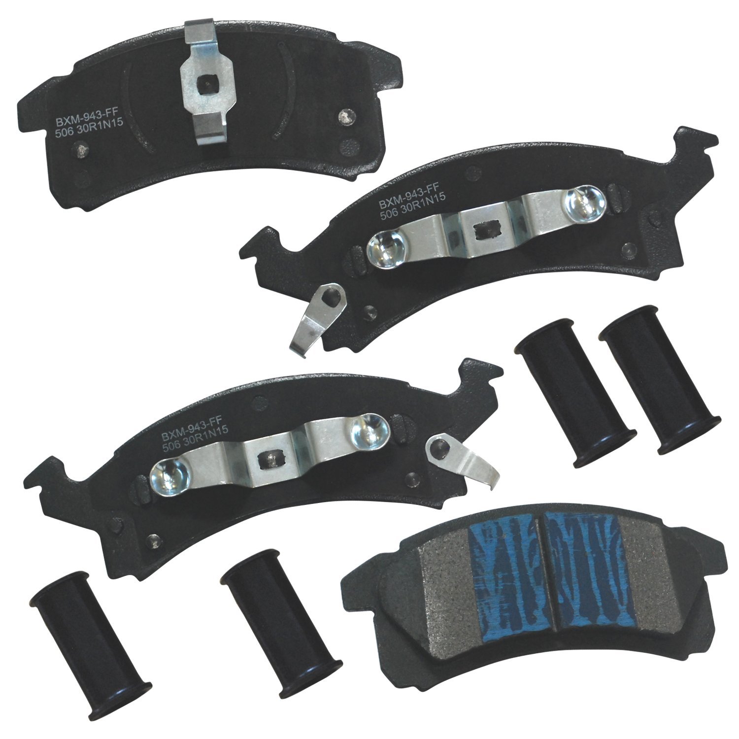 Bendix Premium SBM506 Semi-Metallic Front Brake Pads for Select Models Buick Skylark, Chevrolet Beretta, Cavalier, Corsica, Oldsmobile Achieva, Cutlass Calais, Pontiac Grand Am, Sunbird, Sunfire