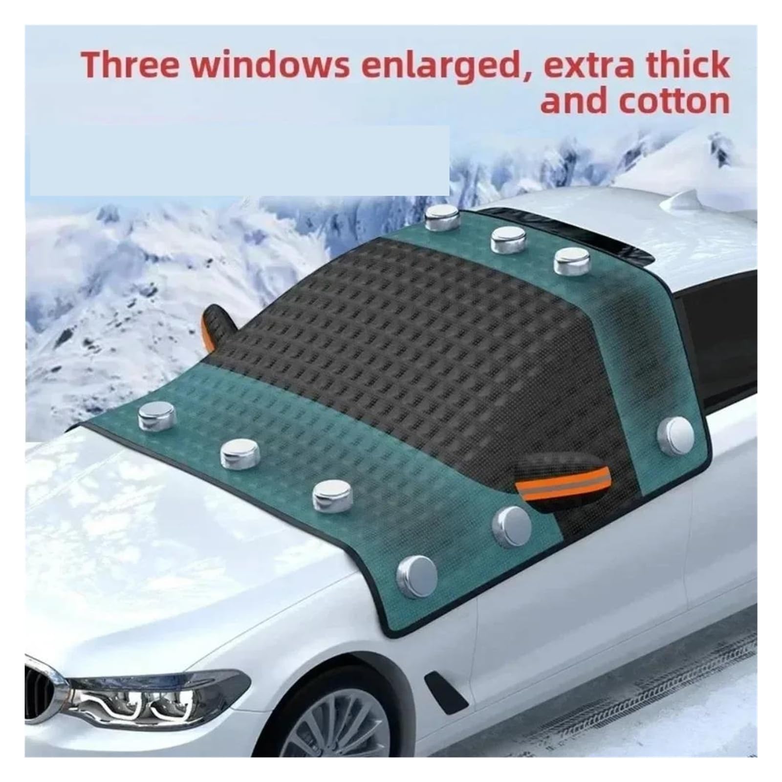 Telo Parabrezza Auto Antigelo Parabrezza per Copertura Nevosa per Auto, Parasole Invernale per Esterni, Antighiaccio, Gelo, Parasole per Parabrezza Automatico