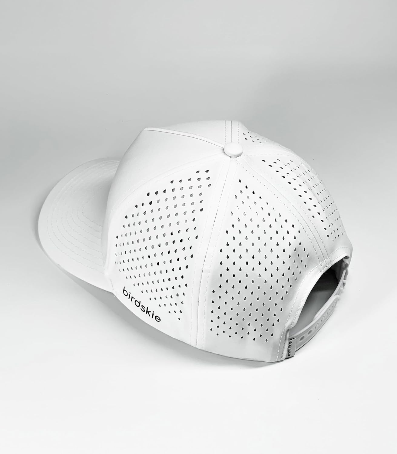 Golf Hat Snapback, Breathable, Quick Drying, High Performance, The Swagger Golf Cap White