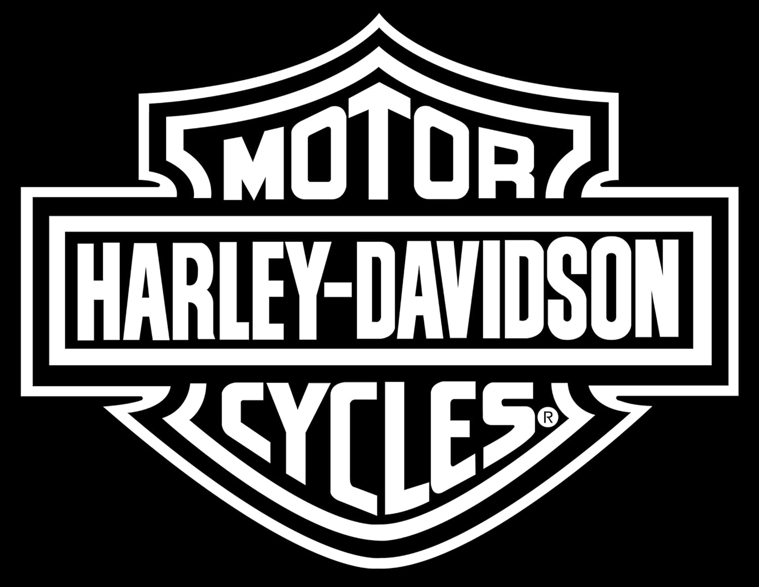 Harley-Davidson Logo Cutz Rear Window Decal