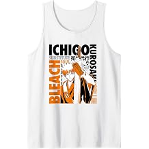 Bleach Ichigo with Text Collage Anime Tank Top