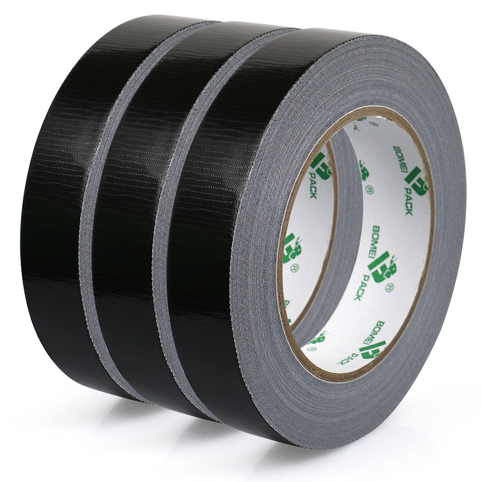 Duct Tape Heavy Duty - Tape Duct 1 Inches x 30 Yards 3 Pack, 8.27 mil, Strong, Flexible, No Residue, All-Weather and Tear by Hand - for Repairs,