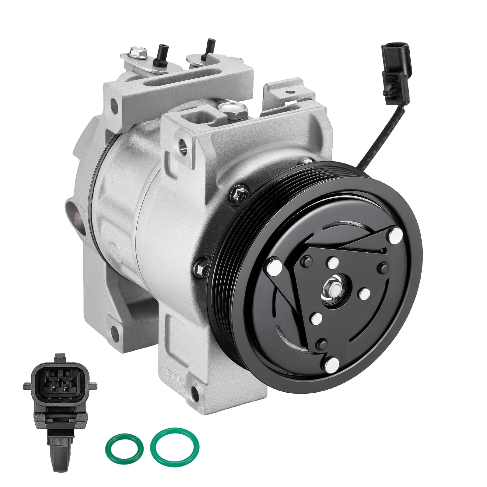 BDFHYK 68664 Air Conditioning AC Compressor with Clutch Compatible with Nissan Altima 2007-2012, Sentra 2007 2008 2009 2010 2011 2012, 2.5L l4, Replaces 98664, 6512503, 92600JA00A