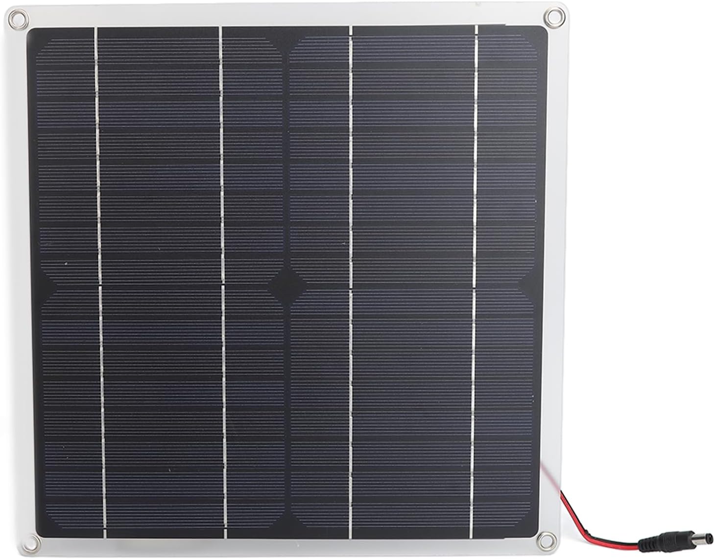 Solar Panel Fan Kit, 100W Solar Powered Fan with Rainproof, High Airflow, High Speed Exhaust Fan, Wall Mount Ventilation, Cooling Vent for Household, Greenhouse, Shed (Black)