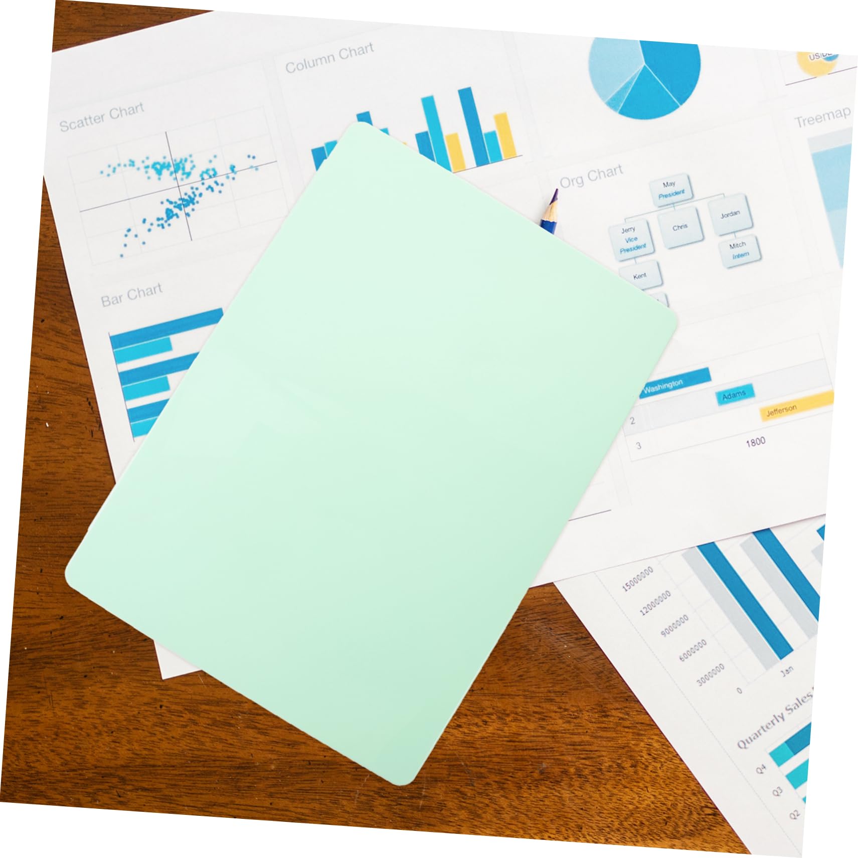 CAXUSD Important Document Organizer Plastic Storage Box Card Holder A4 File Case Tidy Desktop