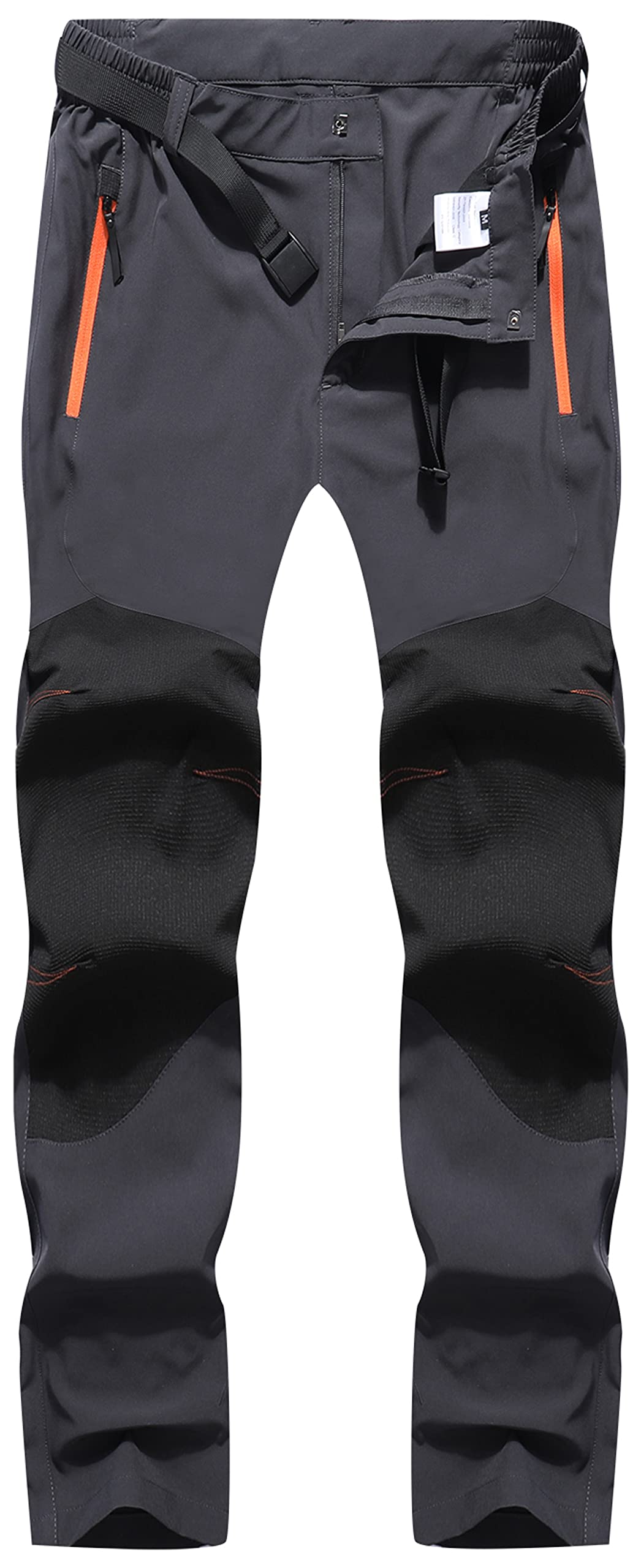 Pantalones Trekking Hombre Impermeable Montaña Senderismo Alpinismo Ligero Transpirable Secado Rápido Aire Libre