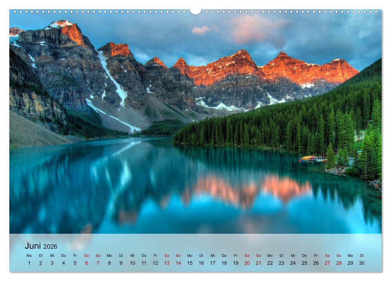 Magische Bergwelten der Erde (hochwertiger Premium Wandkalender 2026 DIN A2 quer), Kunstdruck in Hochglanz: Stimmungsvolle Naturaufnahmen von Bergregionen in geheimnisvollem Licht (CALVENDO Natur)