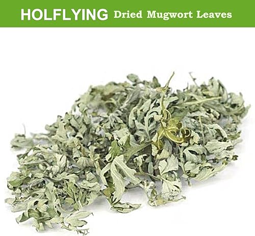 Miniatura 7 de Hojas de Mugwort secas, 7.0oz (200g), hoja de Mugwort, Artemisia Natural Vulgaris Hierba Suelta Hojas de Hierba