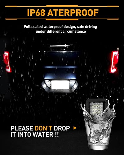 Miniatura 5 de LESAUCE Luces LED de matrícula para Ford F-150 2015-2020 2021 2022, luces LED de etiqueta para Raptor 2017-2020, lente ahumada, 6000K blanco, Plug N