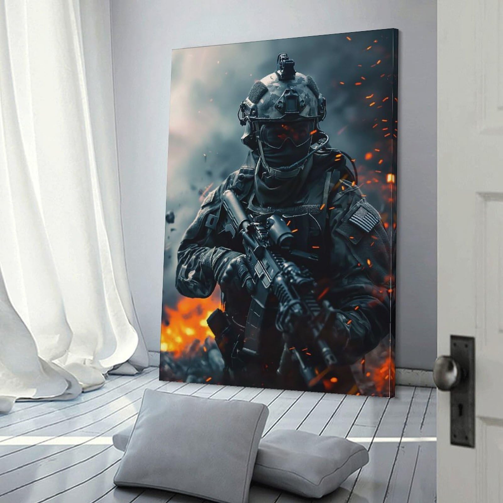 Photo sur toile de qualité supérieure - Image militaire pour bureau - 6