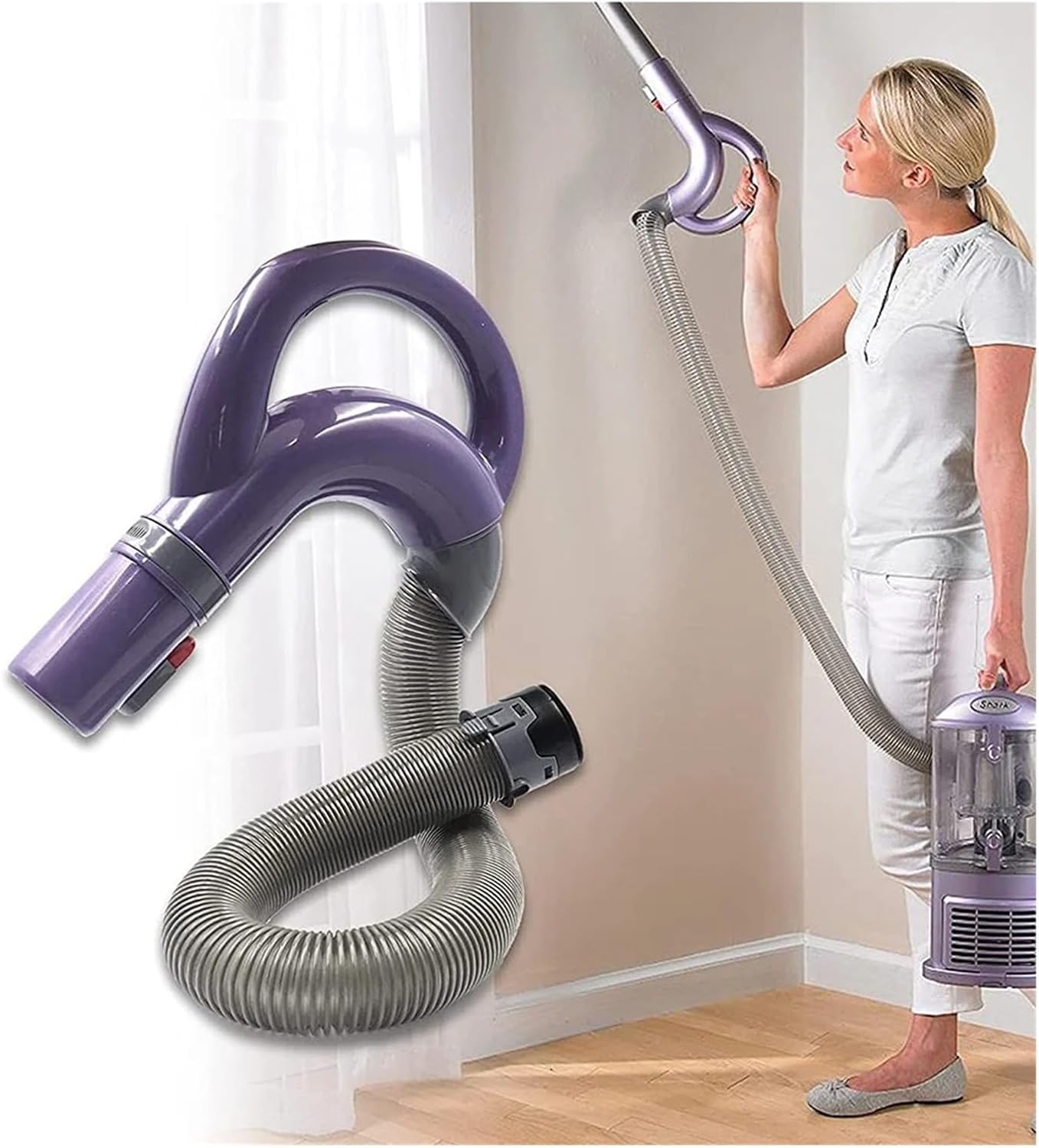 Replacement Hose Handle Compatible,Compatible For Shark, Navigator NV350 NV351 NV352 NV355 NV356 NV357 And UV440 Vacuum