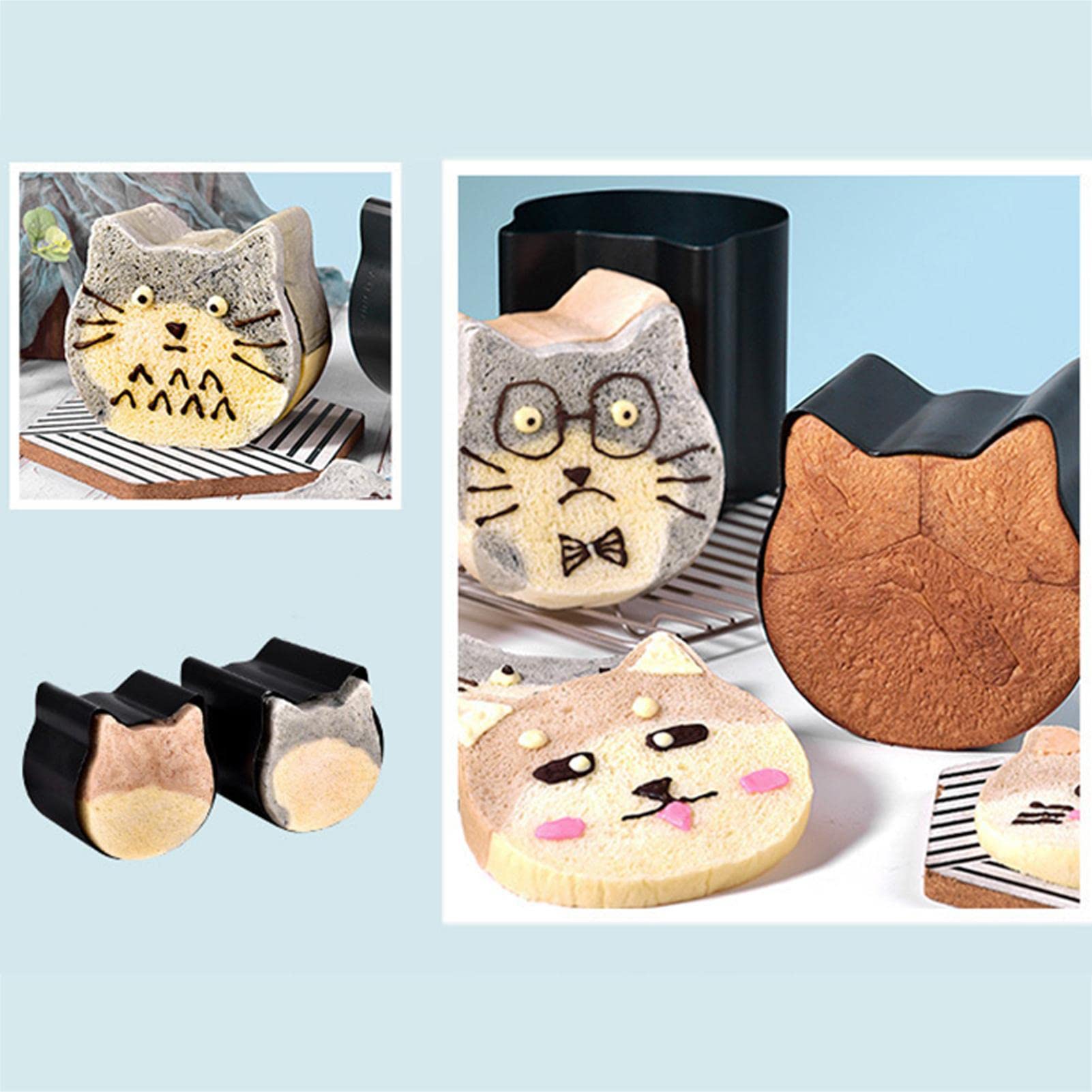 猫型食パン用アルミ型 cotta ネコパン 1斤型 | 食パン型 | お菓子・パン材料・ラッピングの