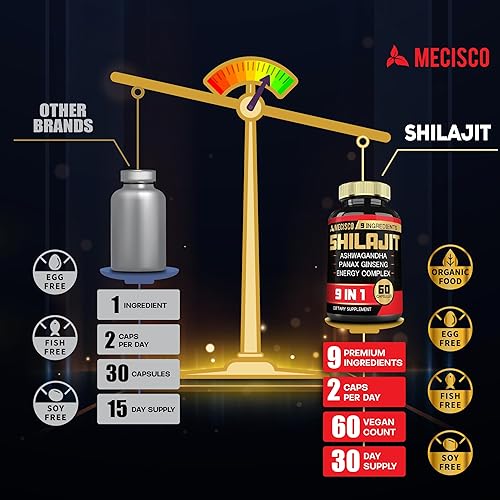 Miniatura 3 de Suplemento Shilajit con raíz de ashwagandha, panax ginseng, L-arginina, chaga y más - Shilajit Pure Himalayan Organic - Sistema inmunológico,