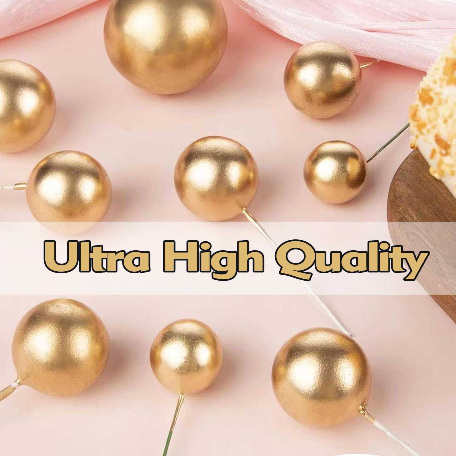 24 palline a bolle per torte, mini palloncini con perle, bolle finte, inserto per cupcake, decorazioni colorate in plastica trasparente, decorazioni per matrimoni, decorazioni fai da te per feste di