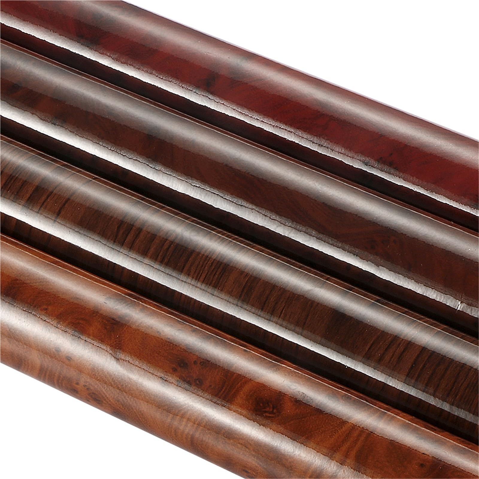Auto Folie,Auto Folierung 10/30 * 100 cm glänzend holzkorn PVC Vinyl Film Auto internen Dekoration Aufkleber wrap wasserdichtes Korn strukturiertes abziehbarer zubehör(9452 G,50x600cm)