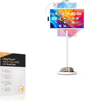 BoxWave Screen Protector Compatible with Licorne YTJ-001 Portable Smart Screen 32 in - ClearTouch Anti-Glare Anti-UV EyeCare 2-Pack, Filters Out Harmful Blue Light Reduce Fatigue
