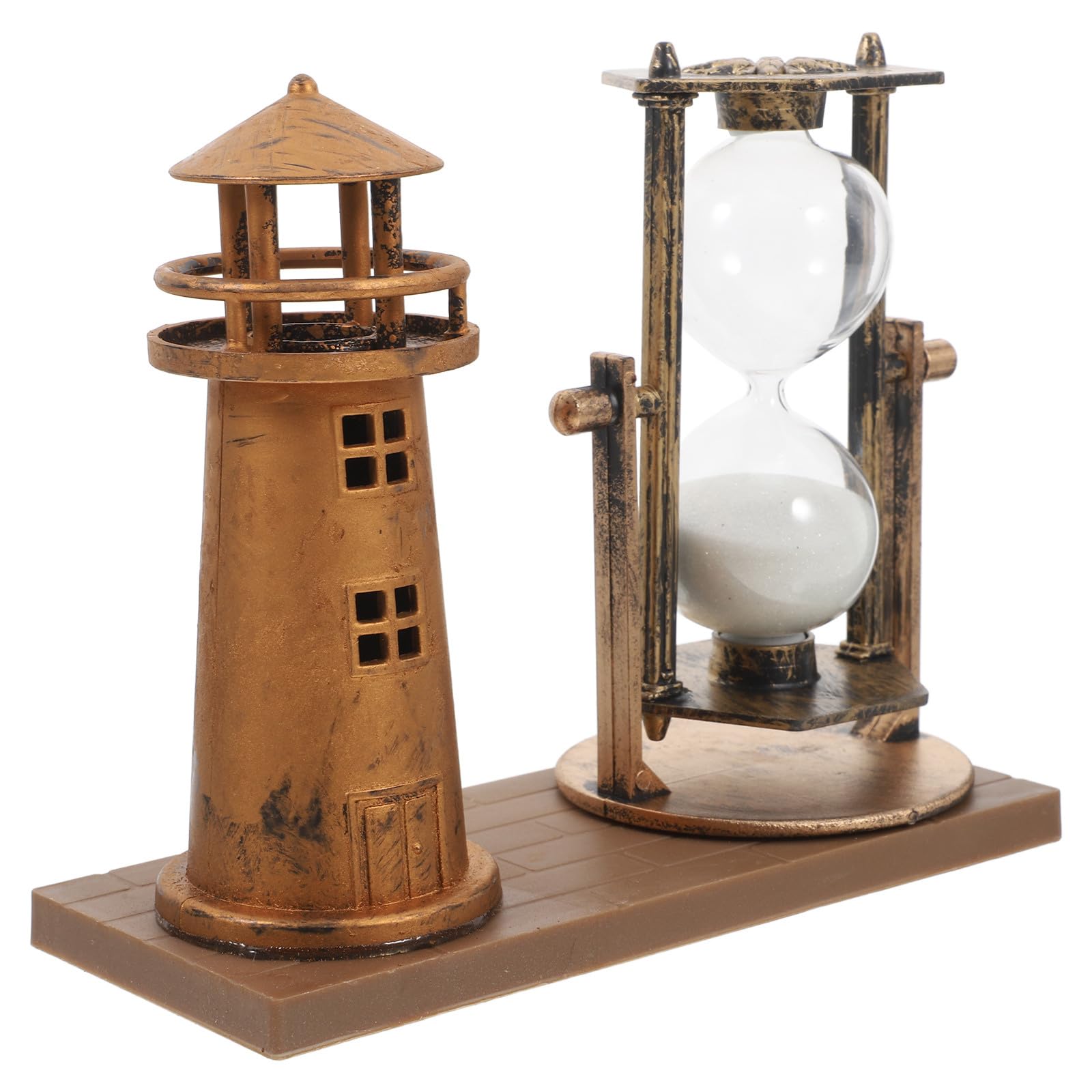 Reloj de arena vintage para revitalizar escritorios aburridos con estilo