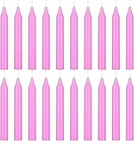 Vista 47 de Mega Candles 20 piezas Velas Cónicas Mini Exquisitas de Conjuro Sin Aroma Morado Oscuro, 4 Pulgadas de Alto x 1/2 Pulgada de Diámetro, Campanillas