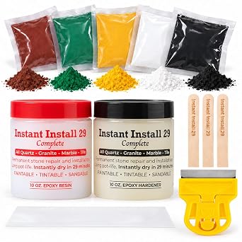 II29 Complete 20 oz. Stone Kit. Chips, Cracks, Rebuilds. EZ-Tint 5-Pack
