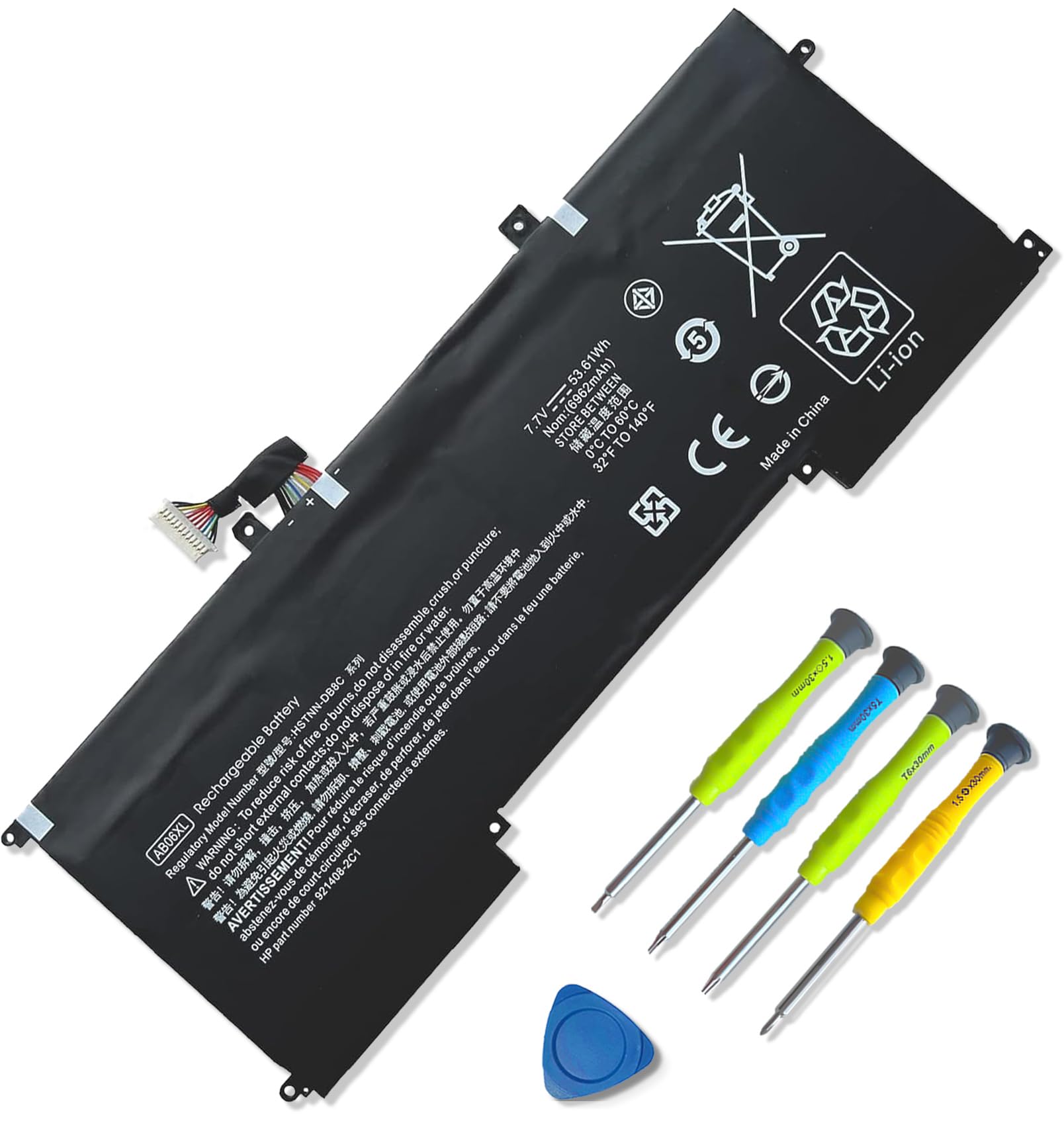 Amazon.com: ASODI AB06XL 921438-855 53.61Wh Laptop Battery