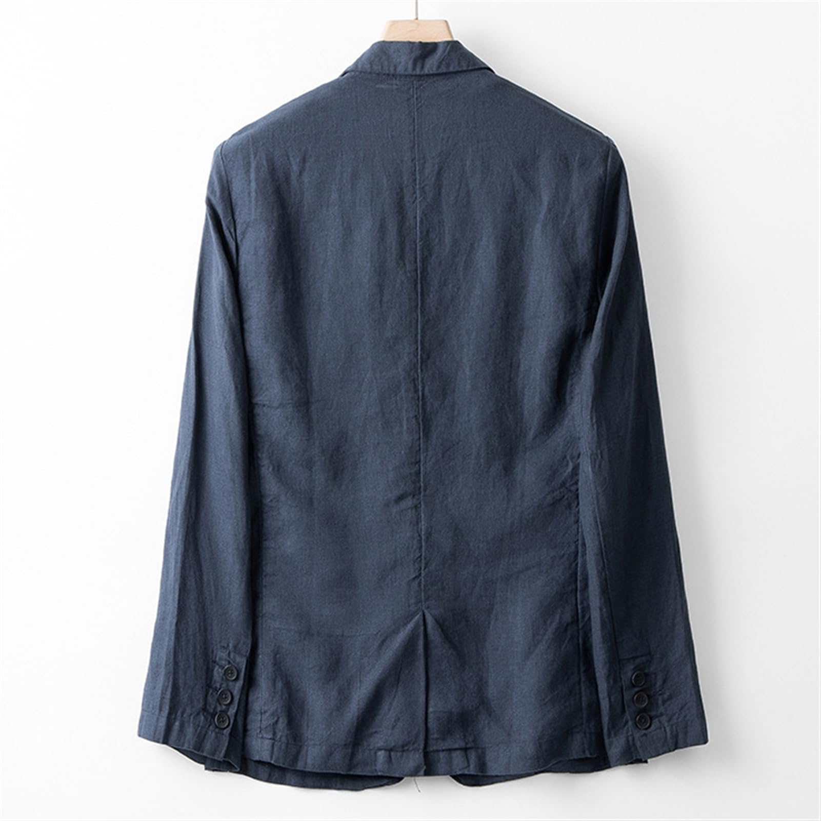 GIBZ Traje Chaqueta Hombre Blazers Casual de Negocios de Un Botón de Solapa con Bolsillos Corte Holgado