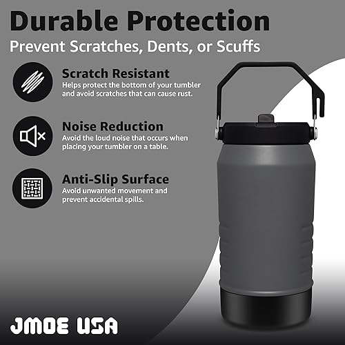 Miniatura 3 de Jmoe USA Funda para jarra Stanley IceFlow  Hecha de silicona a juego  Funda protectora duradera y antideslizante  Evita abolladuras y arañazos