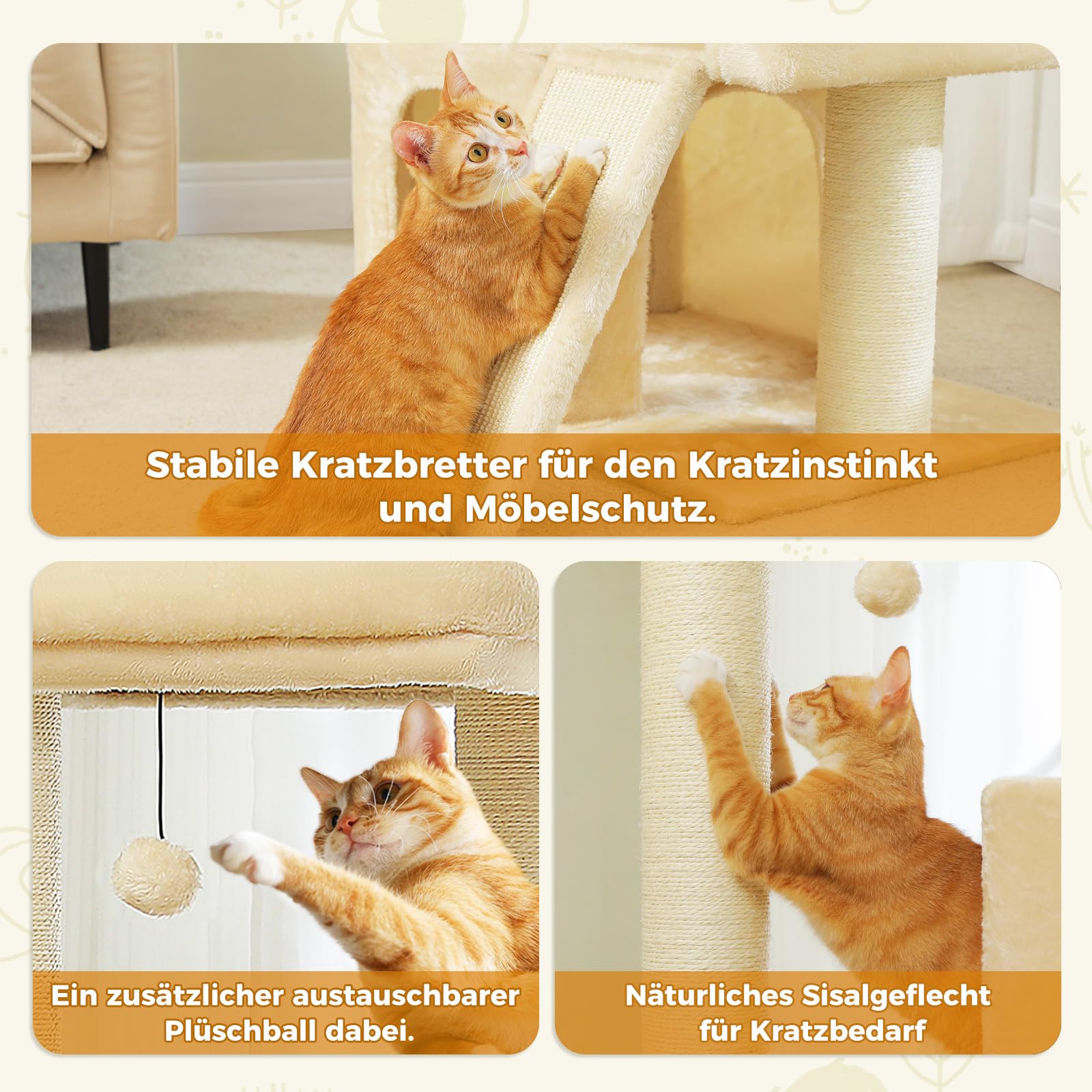 Review van een monsterlijk grote krabpaal: Petrebels Maine Coon 200 krabpaal