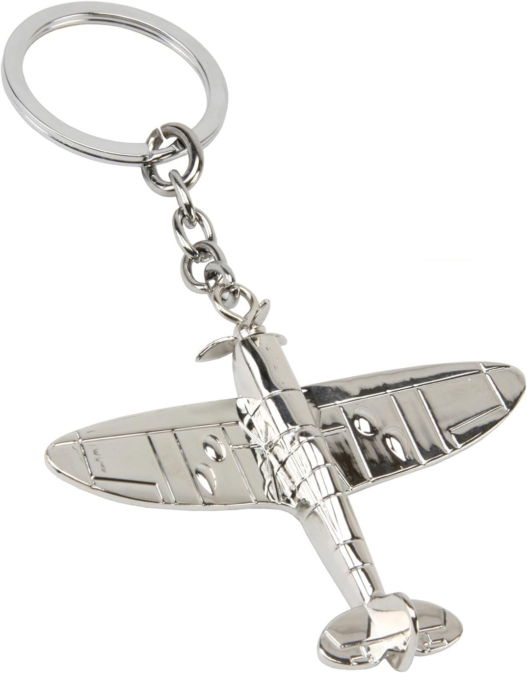 Spitfire Keyring In Polished Stainless Steel (IWM128)