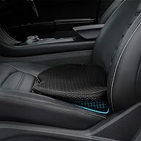 Vista 1 de Cojín de asiento de automóvil, almohadilla de asiento de espuma viscoelástica para ciática y alivio del dolor de espalda baja, cojín de asiento