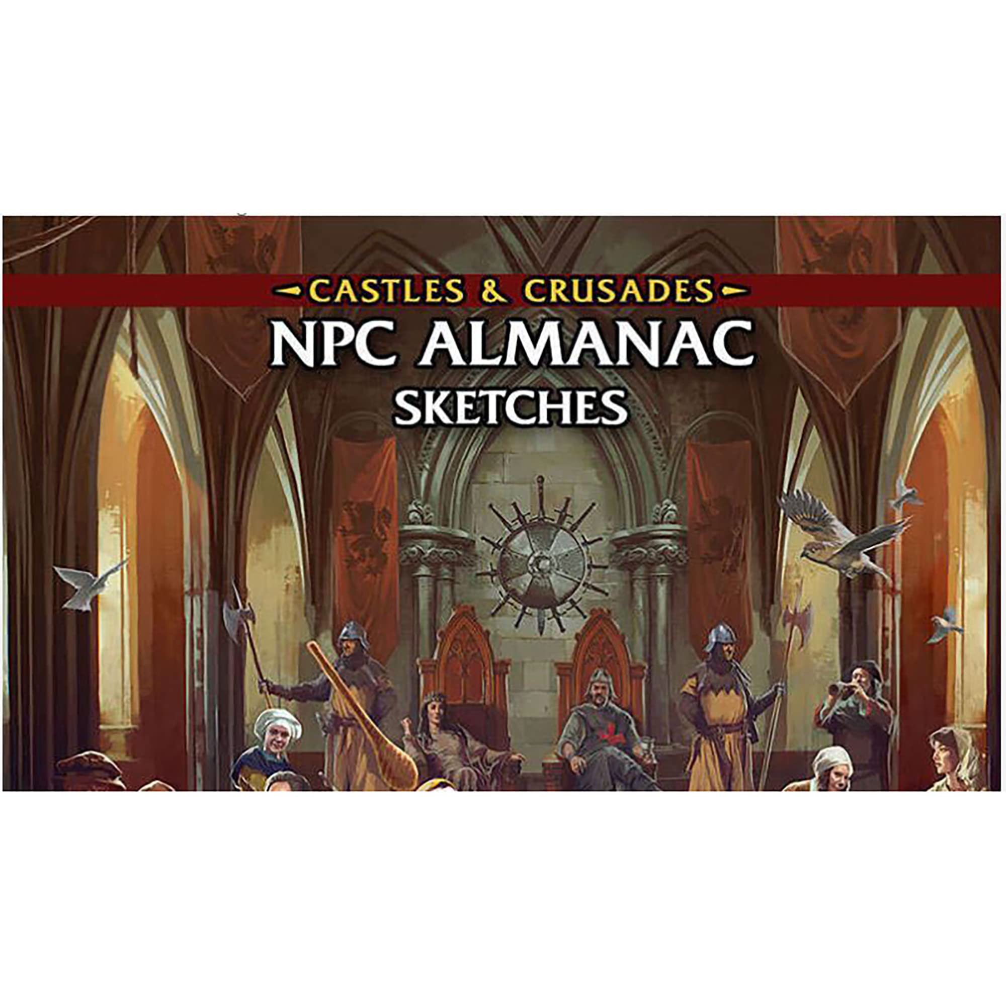 Troll Lord NPC Almanac: Sketches - Castles & Crusades, Hardcover - Image 6