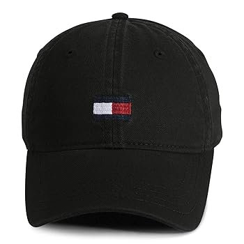 TJ ロゴ 黒 キャップ Amazon | TOMMY HILFIGER(トミー ヒルフィガー)6パネルキャップ