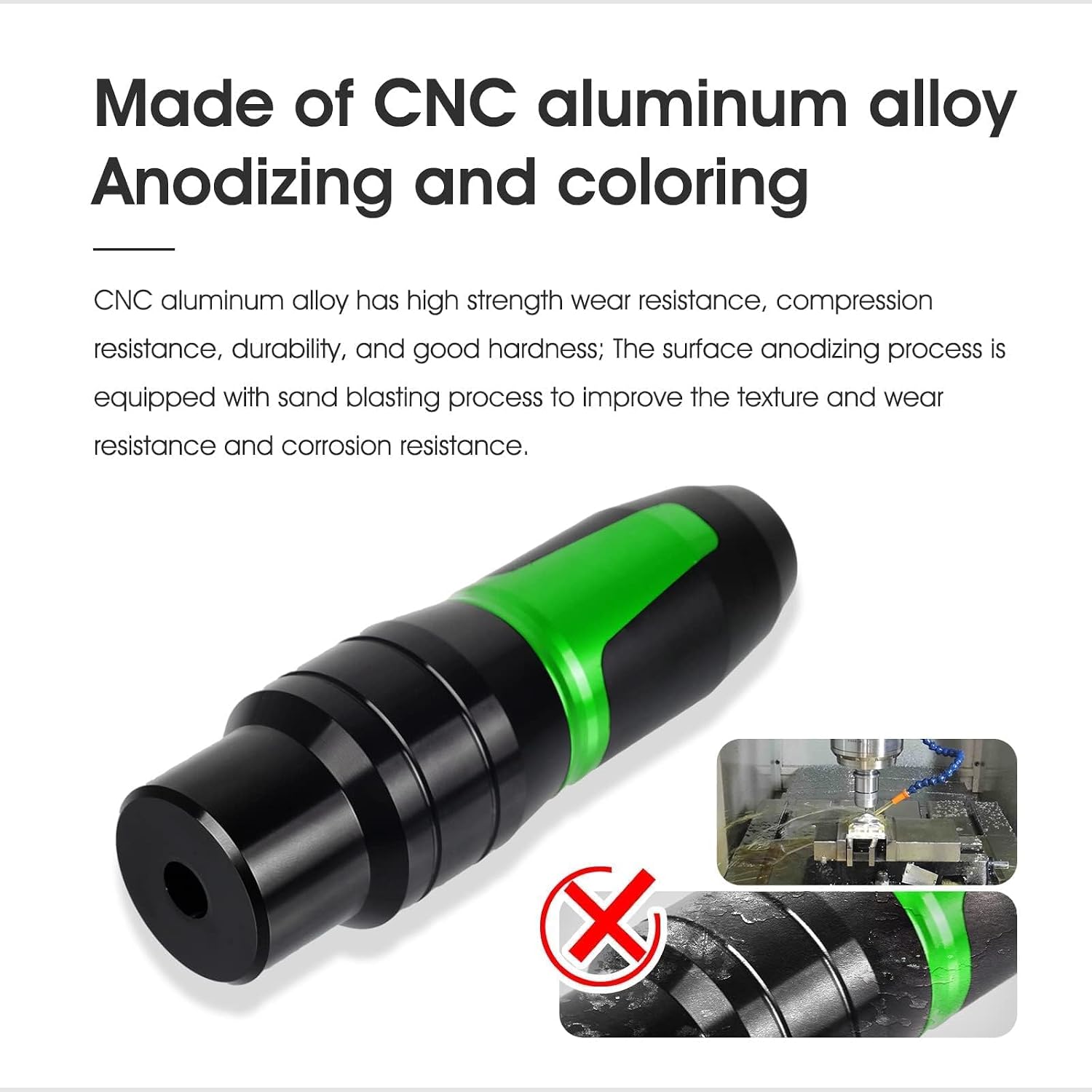 1 Pcs Universal Motorcycle Exhaust Pipe Protection Anti Falling Bar Frame Sliders Green