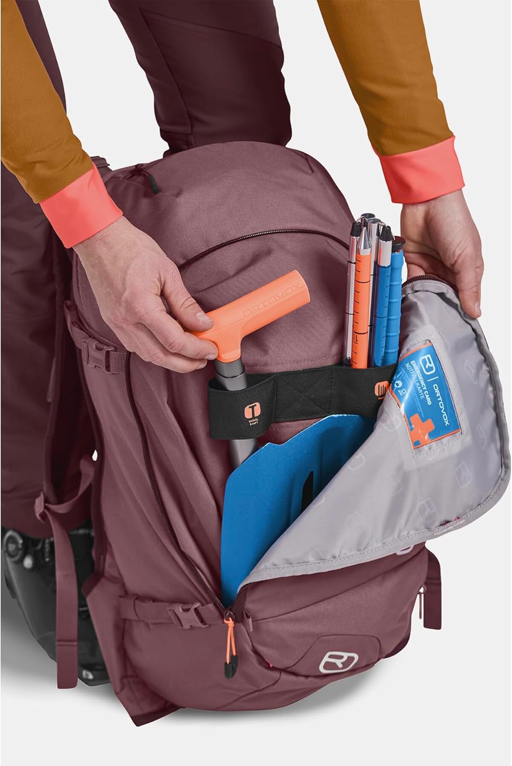 ORTOVOX Tour Rider 28L S Backpack, Freeride & Ski Pack for Shorter Backs, Long High Alpine Touring & Backcountry, Men & Women