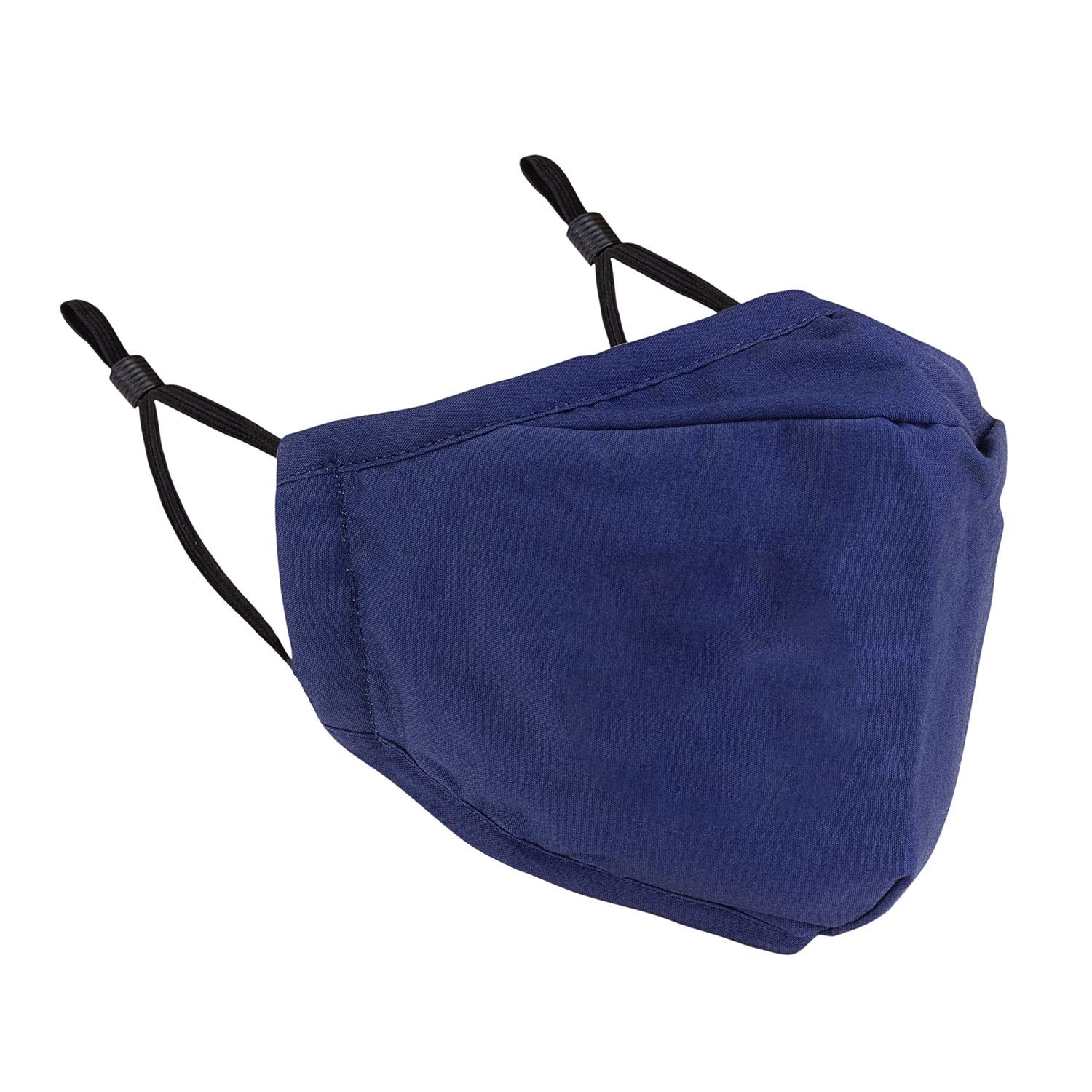 Trimming Shop Cotton Face Mask, Reusable, Washable & Dust Proof, Breathable & Safety Mask, Anti-Pollution Mask, Unisex Face Cover for Running, Cycling & Outdoor Activities, Navy Blue, 1pc