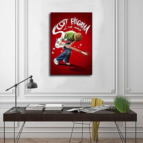 Miniatura 3 de Scott - Póster de película clásica de Pilgrim Vs The World, 1 póster en lienzo para decoración de pared, pintura para sala de estar, dormitorio, sin